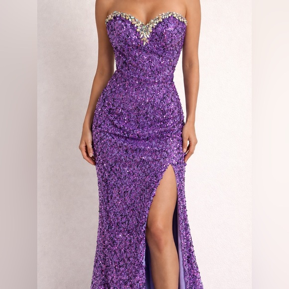 Dresses & Skirts - Purple Sequin Gown